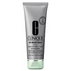 Clinique All About Clean 2-in-1 Charcoal Mask + Scrub Anti-Pollution