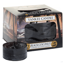Yankee Candle Black Coconut Tea Lights 12x 9,8g