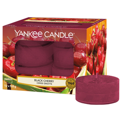 Yankee Candle Black Cherry Tea Lights 12x 9,8g