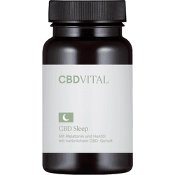 CBD Vital CBD Kapseln Schlafkapseln mit Hanföl und Melatonin 60 Stk.